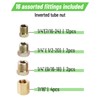 Racewill 25 ft 1/4" Copper Coated Brake Line Kit (Includes