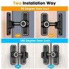 MeBantoo Sliding Barn Door Lock Hardware, 90 Degree Locks for