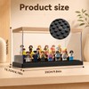 LED Minifigure Display Case, Clear Acrylic Mini Figurines Display Case