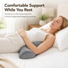 Lumbar Support Pillow for Bed, 19.7 x 7.9 x 3.9