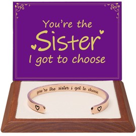 DUMBEN Hidden Message Bracelet - Meaningful Gifts for Women Friend Sister Teen…Great birthday Christmas Easter Gifts Ideas, Come with Gift Box…, Stainless Steel, no gemstone