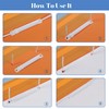 AUTUUCKEE 12 Pcs A4 Document Folder, Modern Plastic Folders with