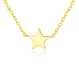 Philip Jones Gold Plated Star Necklace