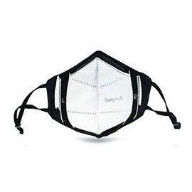 Honeywell doble capa cubierta facial paquete de 4 con 32 filtros reemplazables. (RWS-50112)