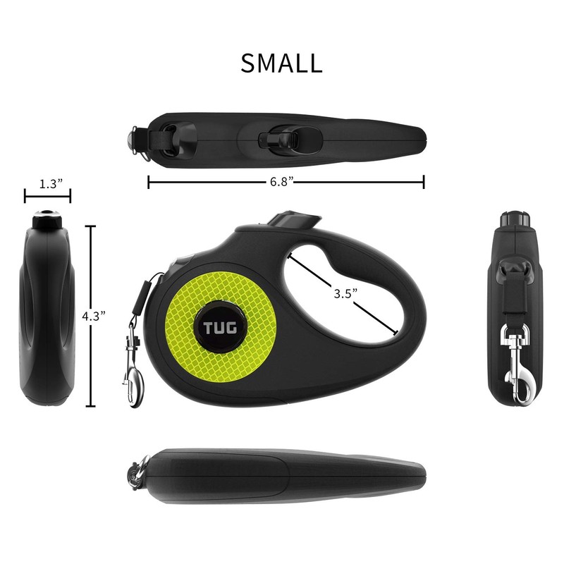 TUG 360° Tangle-Free Reflective Retractable Dog Leash | 16 ft