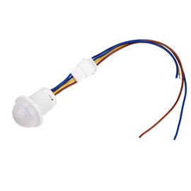 Sensor Switch, Motion Light, MR-HW06A/MR-HW08F LED Automatic Auto Infrared Motion Sensor Detector Light Switch, 1-40W(MR-HW06A)