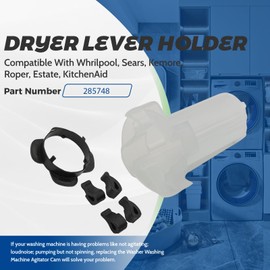 285748 Agitator Cam Kit for Whirlpool Washer, Top Load Clothes Washer Long Cam Agitator Repair Kit fits for Whirlpool Washers - Budora replaces LSQ9560PW2 LSR6333LQ0