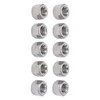 10Pcs Coupling Nut Hex M12 Stainless Steel Rod Connector Nut