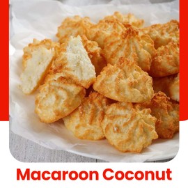 Coconut cookies - Macaroon yogurt cookie - Fresh - No Cholesterol - Delicious Dessert - Soft and Chewy - 7 oz - Pack of 01