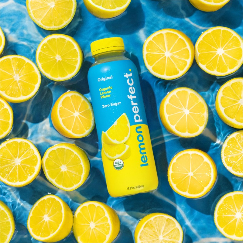 Lemon Perfect Original, Flavored Lemon Water, Organic, Zero Sugar, Healthy