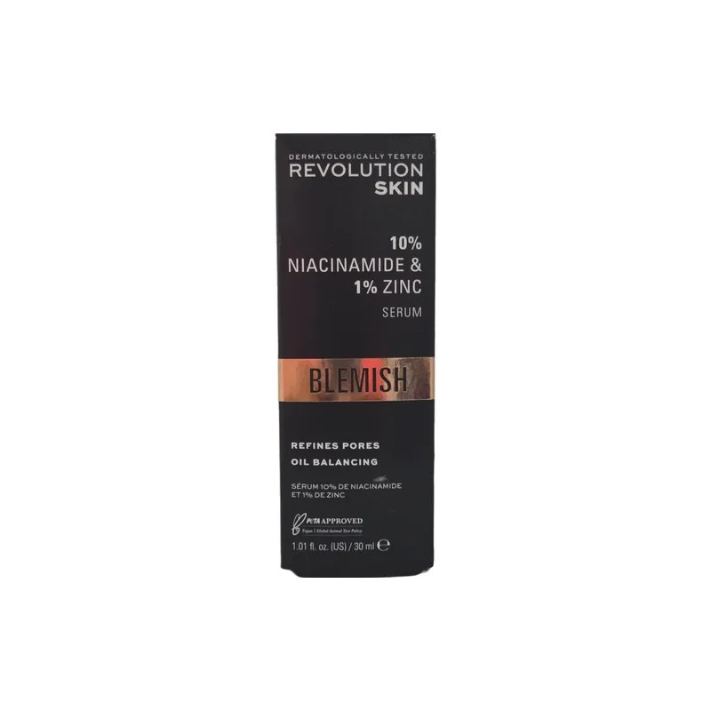 Revolution Skin Sérum Niacinamida 10 Zinc 1 Piel Impecable