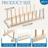 Juexica 6 Pcs Stained Glass Organizer Stained Glass Rack Stained