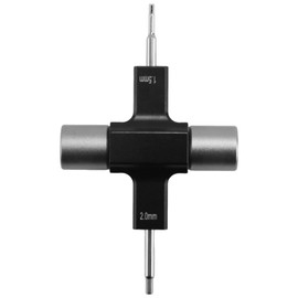 Tsudoku M5 Quad Wrench with Built in One Way Bearing Tool 1.5mm/2mm Screwdriver Release Propeller Motor for RC FPV Racing Drone Easy Install Easy to Use