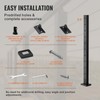 VEVOR 4-Pack Cable Railing Post, 36" x 1" x 2"