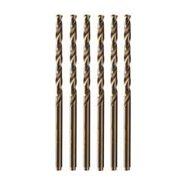 Century Drill & Tool 26008 M35 Cobalt Pro Grade Drill Bit, 1/8", 6-Pack, Made in The USA