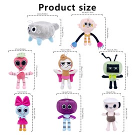 YongSral Dandys World Plush, Dandy Horror Games Plush, Dandys World Cuddly Toy, Dandys World Plush Toy, Dandy's World Plush Figures, Gifts for Boys, Girls, Children, Adults (H)