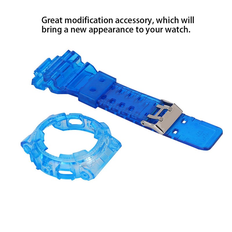 Watch Strap Watchband Case Set Fit for GA‑110 GA‑100 GD‑100