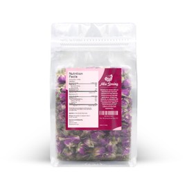 Miss Spring Dried Aromatic Natural Rose Buds, Rose Petals | Additive to Different Cuisine and Tea| Great for Crafting | Whole in Resealable Pouch 5oz