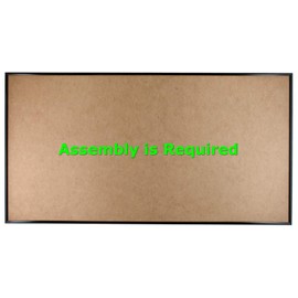 Quadro Frames 19x36 inch Picture Frame, Black, Style P375 - 3/8 inch Wide Molding