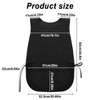 DOPENSPI Unisex Cobbler Apron with Side Ties and 2 Deep