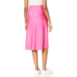 The Drop Women's Maya Silky Slip Skirt, Hot Pink, XXL, Plus Size