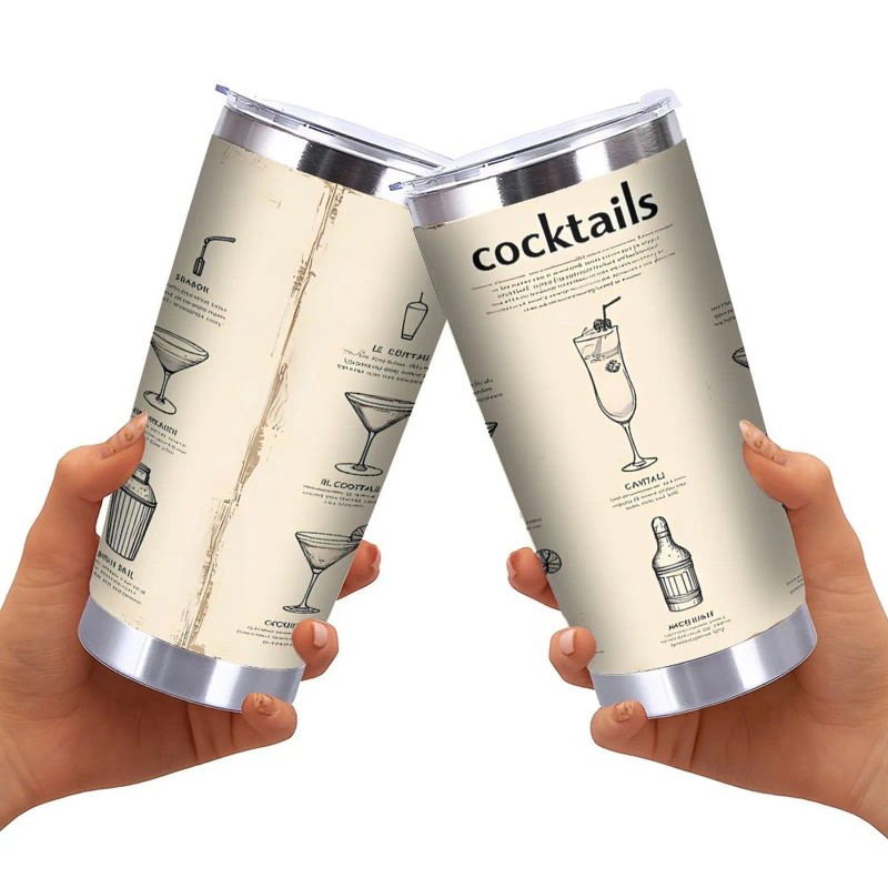 Sample Order Available for 20oz Double Silver Side Tumblercapacity: 20