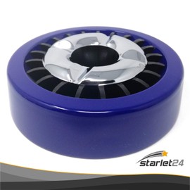 Starlet24® Fire Killer Ashtray for Outdoor Wind Ashtray Stable Round Flat - Blue