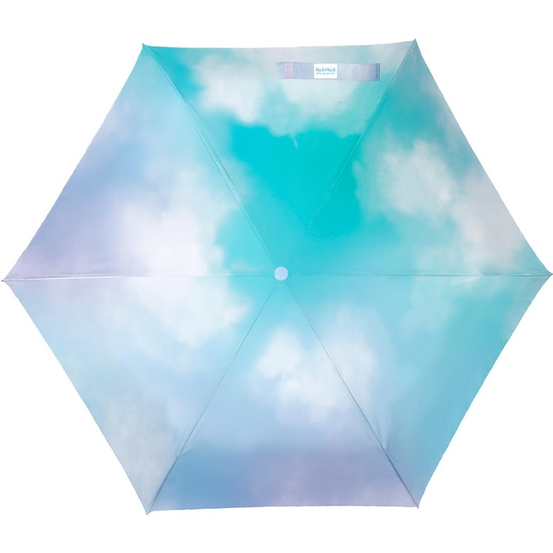 Nakatani Sheil & Sheil Children's Folding Umbrella, Milky Sky Saxophone