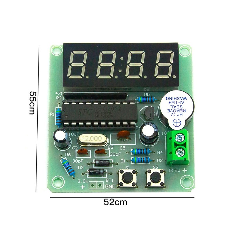 Hsthe Sea 4 Bit LED Electronic Clock DIY Kits Kit