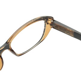 ShadyVEU Vintage Retro Fashon Rhinestone Magnifiers Reading UV400 Colored Womens Glasses 1.25 to 3.00 (2.25x, Teal/Brown/Pink)