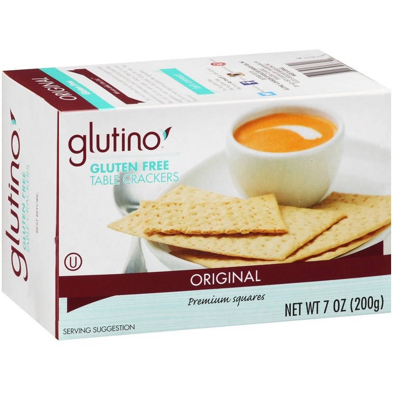 Glutino Crackers, Table, 7 Ounce (Pack of 6)