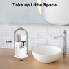 QIYVLOS Toothbrush Holders with Sliding Lid, Rotating 3 Slots Bathroom