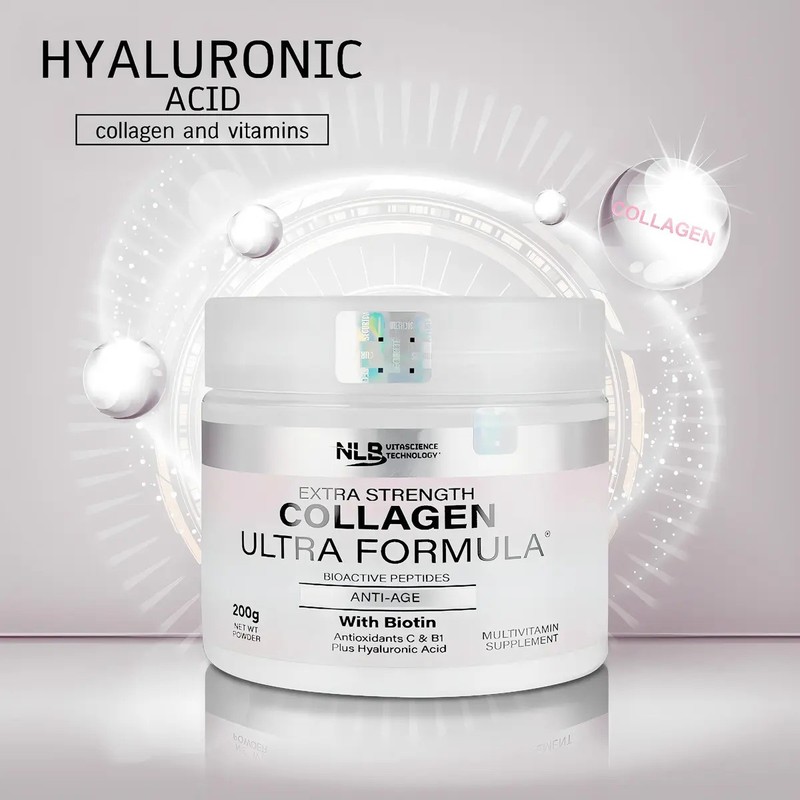 Colageno Hidrolizado Acido Hialuronico Biotina Premium Sabor Sin sabor