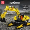 Mould King 17076 Engineering Crawler Excavator Static Model Building Block