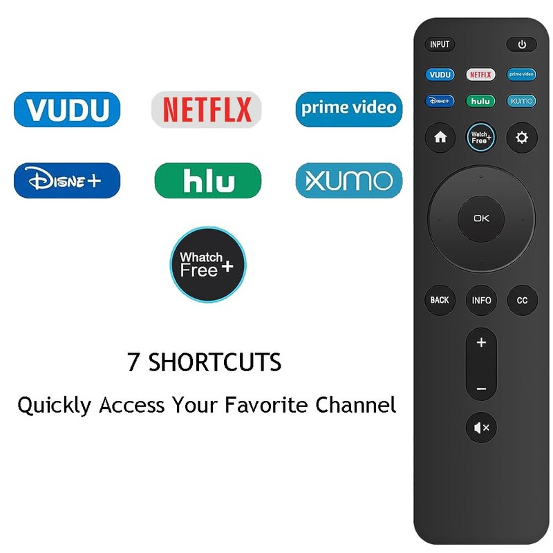Universal Remote Control XRT260 for All VIZIO Smart TV Smartcast
