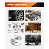 Wheel Brake Hub Cleaning Disc,Cleaner Resurfacing Tool Metel Hub Drill