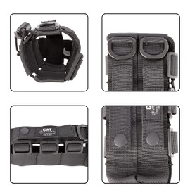 CAT Outdoors MOLLE Water Bottle Holder 40 oz - Tactical MOLLE Water Bottle Pouch for Backpack Strap, Bag, Belt Clip/Loop - MOLLE Holster/Carrier Attachment for Nalgene WaterBottles (Coyote Brown)