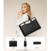LOVEVOOK Laptop Tote Bag for Women, Leather Office Work Bag