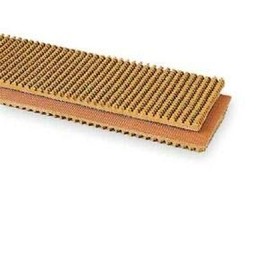 10 Inch Wide 2 Ply Tan Gum Rubber by Bare High Grip Rough Top Incline Conveyor Belt Material (10 Foot Length)
