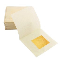 KINNO Edible Gold Leaf,Gold Leaf Edibe for Cakes 10 Sheets 2.5 x 2.5cm Gold Leaf Sheets 24K for Food, Makeup, Gilding, Drink Decorations, SPA, Nails,Arts and Crafts