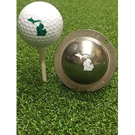 Tin Cup Michigan Golf Ball Custom Marker Alignment Tool