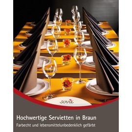 Sovie Horeca Airlaid Napkins in Gold, 40 x 40 cm High Quality Disposable Napkins Extremely Absorbent and Fabric-Similar Ideal for Weddings & Parties Pack of 50