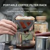 Collapsible Coffee Filter, Stainless Steel Reusable Cone Coffee Filter for
