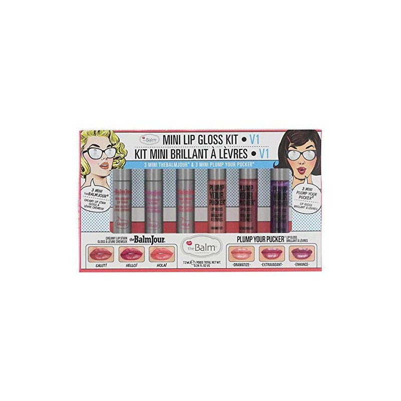 Lips by theBalm Cosmetics Plump Your Pucker & TheBalmJour Mini