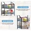Nisorpa 4-Tier Retail Snack Display Rack, Metal Supermarket Candy Display