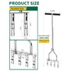 Zuplo Lawn Aerator Tool, Manual Core Plug Aerator with 4