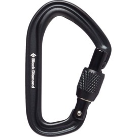 Black Diamond BD10534 Hot Forge Screw Gate, Black
