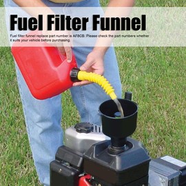Fuel Filter Funnel Premium Polypropylene AF8CB 5 Gallon Per Minute Portable Water Funnel for Car Cleaning Lawnmower Pressure Washer ATV Boat