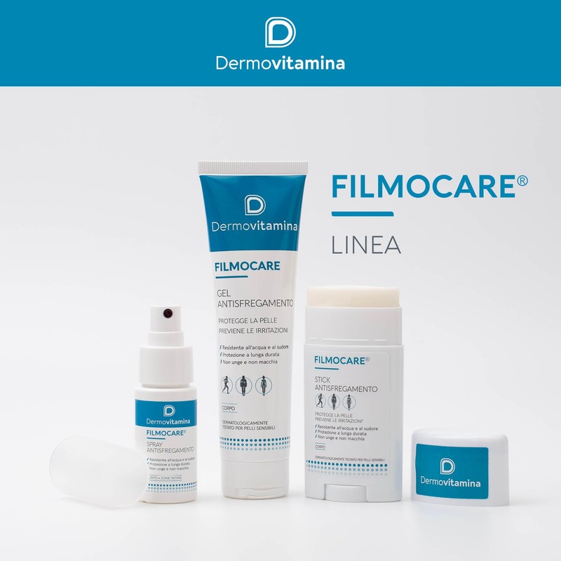 Dermovitamina Filmocare Gel Antisfregamento 100 ml - Sfregamento Cosce -