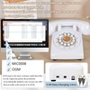FiayaCom Audio Guest Book Wedding Phone,32GB Memory Customized Audio Messages,